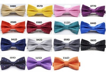 Детский черный галстук-бабочка