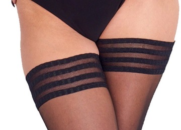 Итальянские самонесущие чулки, модель Dynamic R-3/4.