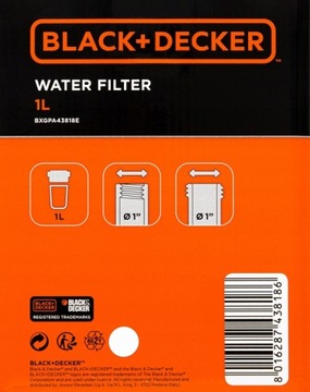 МАЛЕНЬКИЙ ФИЛЬТР 1Л для ВОДЫ для помповой мойки Karcher BD