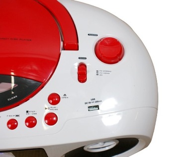 Terris RCA253 бомбокс FM CD/MP3 магнитофон USB AUX