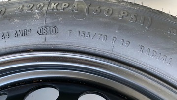 KOLO DOJEZDOVÉ MERCEDES S W221 CL W216 155/70/R19