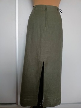 steilmann długa spódnica lniana mereżka u dołu 42
