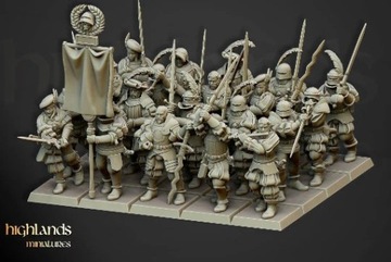 Highlands Miniatures The Landsknechts of Soltau Greatswords Two handed swor