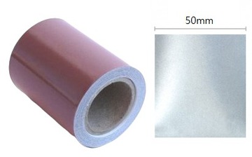 TAŚMA ODBLASKOWA ODBLASK PRZYKLEJANY FOLIA BRĄZOWA