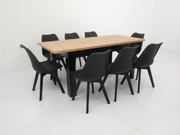 8 стульев и стол КОМПЛЕКТ ДЛЯ ГОСТИНОЙ МОДЕРН