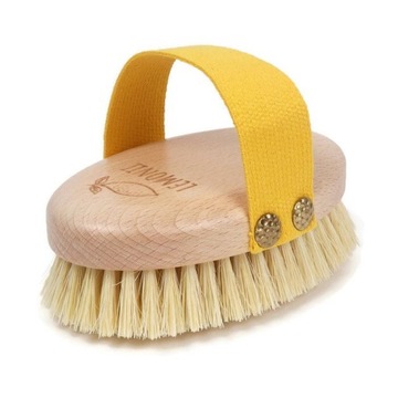 SZCZOTKA Z AGAWY Z RĄCZKĄ DO MASAŻU CIAŁA NA SUCHO