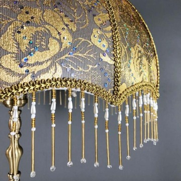 Dekoracyjny parasol przeciwsłoneczny Klosz lampy Vintage z frędzlami w