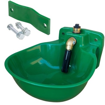 Poidło K75 z zaworem rurkowym dla koni itp+obejma