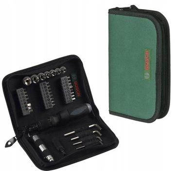 НАБОР BOSCH X-LINE ИЗ 38 БИТ И ГОЛОВОК + ОТВЕРТКА