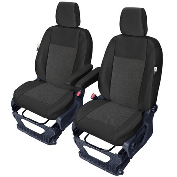 Ford Tourneo Custom 2012- Pokrowce miarowe 1+1 2os