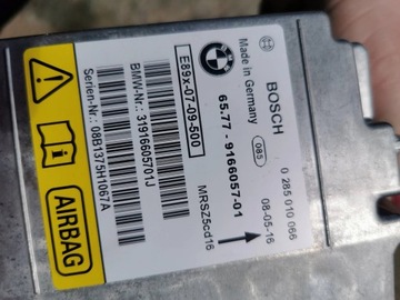 BMW 3 E91 DESKA ROZDĚLOVAČE PÁSY AIRBAG KPL EU 08R