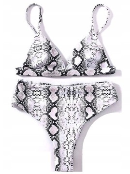 ЗМЕИНЫЙ КУПАЛЬНИК БИКИНИ ЗМЕИНАЯ КОЖА ANIMAL L