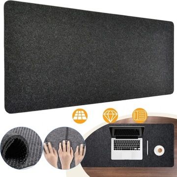 FILCOWA PODKŁADKA NA BIURKO 100X40 CM, MATA KOMPUTEROWA, PODKŁADKA POD MYSZ