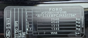 Ford S-Max II Van 2.0 TDCi 150KM 2017 Ford S-Max Automat,Niski przebieg,Bezwypadkowy, zdjęcie 33