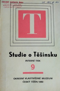 STUDIE O TESINSKU CIESZYN ŚLĄSK ZAOLZIE
