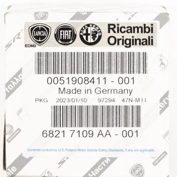 Fiat OE 51908411 czujnik ciśnienia spalin dpf