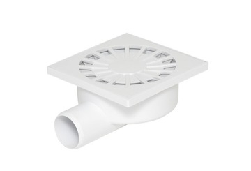 Odpływ kwadratowy 15CM BOCZNY FI50MM 