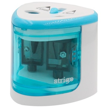 Электрическая точилка Strigo, синяя, 2 отверстия