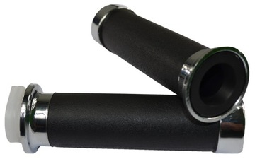 2 переключателя с хромированной ручкой + газовый ролик для руля диаметром 22 мм