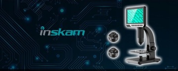 Цифровой микроскоп с ЖК-дисплеем 2000x + 10LED 1080P 12MPIX