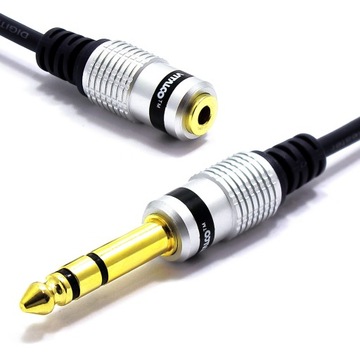 KABEL WTYK JACK 6,3 GNIAZDO 3,5 VITALCO MK69 1,5M