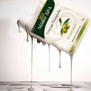Möller SPA МОЛОКО И МАСЛО ГЕЛЬ ДЛЯ ДУША ГЕЛЬ ДЛЯ ДУША ПРЕМИУМ КАЧЕСТВА 5л