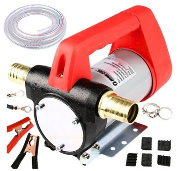 POMPKA POMPA 12V do SPUSZCZANIA OLEJU PALIWA MINI CPN DYSTRYBUTOR+ Wąż 2.5M