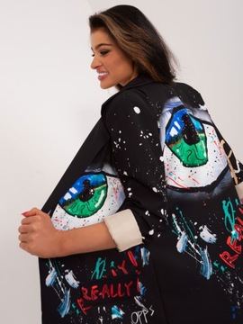 Женский однобортный пиджак на подкладке ПРИНТС размер Уни