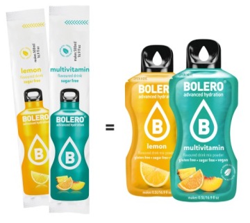BOLERO MIX TASTE SUGAR-FREE DRINKS 72 шт +2 Gratis