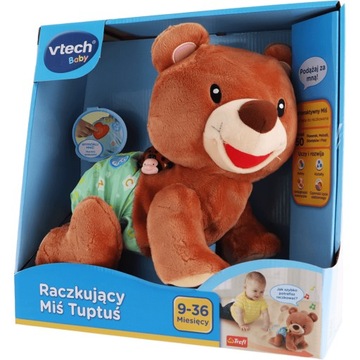 VTECH CRAWLING BEAR TUPPY BEAR ГОВОРИТ PL МЕЛОДИИ 12 млн+