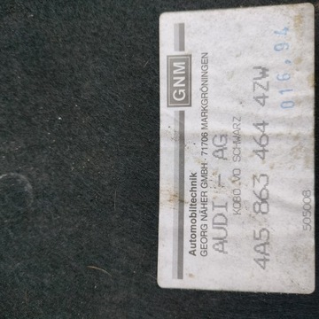 Audi A6 C4 Облицовка багажника 4A5863464