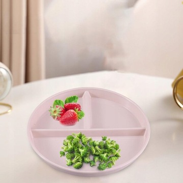 Разделенные тарелки, 3 многоразовых отделения.