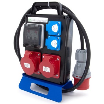 РАСПРЕДЕЛИТЕЛЬНОЕ УСТРОЙСТВО, ПЕРЕНОСНАЯ СТРОИТЕЛЬНАЯ КОРОБКА 32А 16А