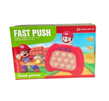 POP IT FAST PUSH АНТИСТРЕСС АРКАДНАЯ ИГРА ПУЗЫРИ ЭЛЕКТРИЧЕСКАЯ КОНСОЛЬ