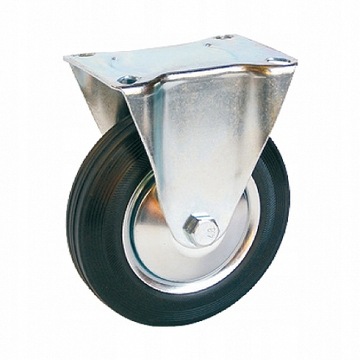 KOŁO STAŁE 125mm , KÓŁKO WÓZKA GUMA