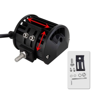 СВЕТОДИОДНЫЕ РАБОЧИЕ ЛАМПЫ ПОИСК 60Вт 12В ГАЛОГЕННЫЕ АВТОМОБИЛЬНЫЕ ФАРЫ 2ШТ.