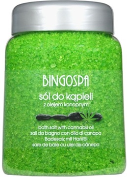 BINGOSPA Sól do kąpieli z olejem konopnym 850 g