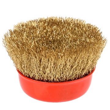 ЩЕТКА ДЛЯ КНОПКИ ЛАТУННАЯ ПРОВОЛОКА М14 75мм