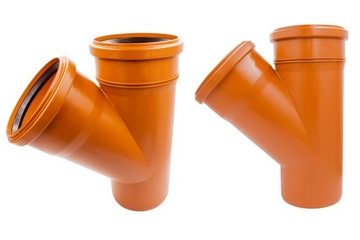 Trójnik kanalizacyjny PP fi 160/160 x 45 st. AQUER