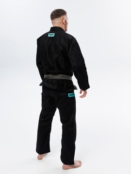Кимоно MANTO для Bjj Gi X5, черное, бирюзовое, A2