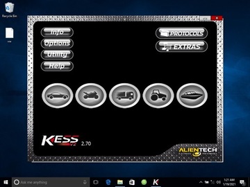 ИНТЕРФЕЙС ПРОГРАММАТОРА KESS V2.80 ECU 5.017 RED EU