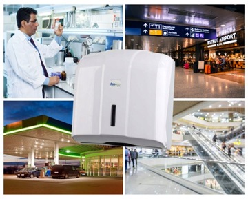 Диспенсер для бумажных полотенец ZZ с СЕРТИФИКАТОМ PZH