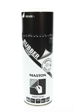 MASTON RUBBER COMP РЕЗИНОВЫЙ СПРЕЙ МАТОВЫЙ ЧЕРНЫЙ 400 МЛ