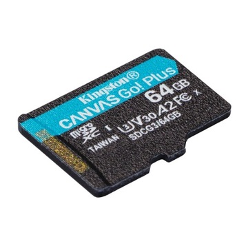 Карта памяти Kingston 64 ГБ microSDXC Canvas Go!