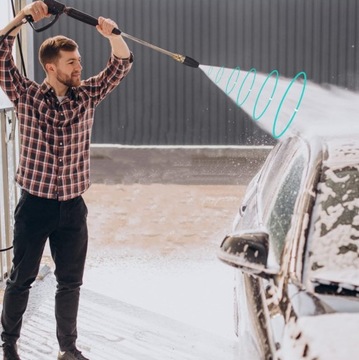 Турбофорсунка для мойки KARCHER HD HDS, вращающаяся насадка SPIRITATING TURBO, резьба М18