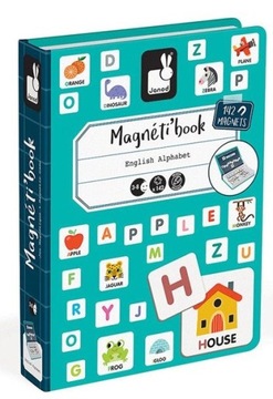 Magnetyczna Układanka MAGNETIBOOK Alfabet Janod