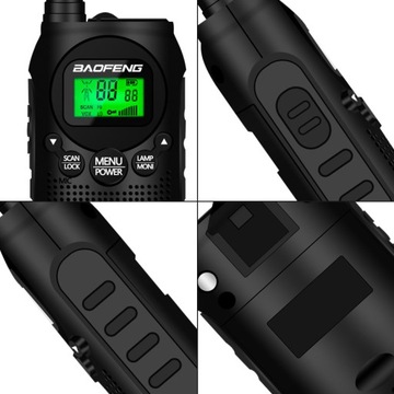 2 рации BAOFENG BF-T6 PMR РАДИОТЕЛЕФОН ВЫСОКОГО ДИАПАЗОНА