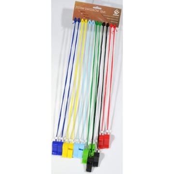 ПЛАСТИКОВЫЙ СВИСТОК, НАБОР ИЗ 12 ШТ. ENERO