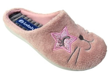 INBLU PANTOFLE DOMOWE FROTKA KOTEK EC85 R.39