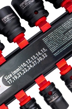 Zestaw komplet nasadek udarowych 13el 1/2